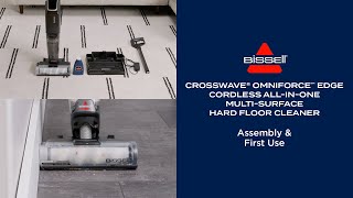 Assembly amp How To Use  CrossWave® OmniForce™ Edge AllinOne MultiSurface Cleaner [upl. by Assetan]