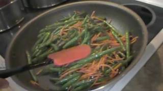 Green Beans  Sauteed with Carrots [upl. by Neerol]