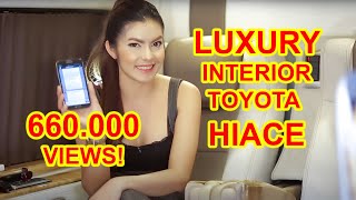 TOYOTA HIACE COMMUTER LUXURY INTERIOR UPGRADE COMPILATION All New Toyota Hiace Commuter [upl. by Ewan]