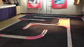 KYOSHO MINIZ MOTO UNDERGROUND CIRCUIT TEST RUN 2 [upl. by Aileno673]