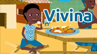 Vivina  comptine africaine avec paroles [upl. by Spillihp]