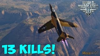 World of Warplanes  Lockheed XF90  13 KILLS  Replay Gameplay 1080p 60 fps [upl. by Courtland]