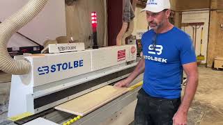 Ultimate Edge sander on bullnose plywood [upl. by Ylime]