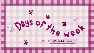 Days of the Week Song 🌞 Learn with Fun  educational nurseryrhymes kidslearning ibtedaiya [upl. by Atews549]