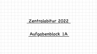 Grundkurs Abi 2022 Block 1A [upl. by Nyliret]