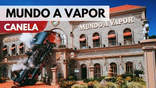 GRAMADO E CANELA Conheça o MUNDO A VAPOR  Parque temático na Serra Gaúcha [upl. by Effie]