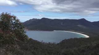 Wineglass Bay Lookout I Day 1 of 5 Day Tour in … [upl. by Ahsiram150]