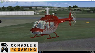 Helicopter Flight Simulation with FSX Dodosim Bell 206 [upl. by Haisoj]