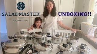 Saladmaster Cookware Professional set and 2 Free  Bemcy [upl. by Corrianne]