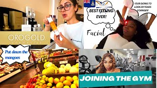 WEEKEND VLOG MY FIRST OROGOLD FACIAL  JOINING THE GYMPICTURESampMORE Caymanvlog [upl. by Yrakaz]