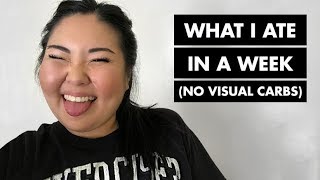 WHAT I ATE IN A WEEK NO VISUAL CARBS  Michelle Choi [upl. by Corneille900]