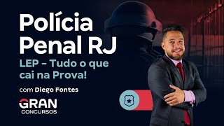 Concurso Polícia Penal RJ LEP  Tudo o que cai na Prova [upl. by Linnie395]