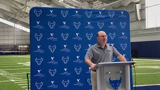 UB football coach Pete Lembo discusses his brush with the wild [upl. by Nivlac]