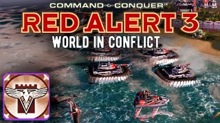 Red Alert 3 World in Conflict Mod  Allied Regional Control FFA [upl. by Atinehc84]