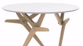 BOULON BLANC Table  Transformable Tables [upl. by Yllatan]