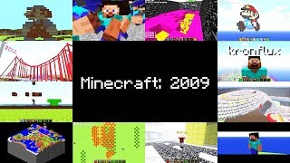 Minecraft 2009 [upl. by Htyderem]