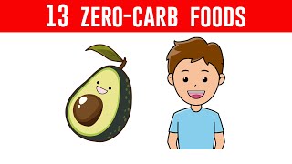 13 ZERO CARB Foods to Eat to Lose Weight [upl. by Kei]