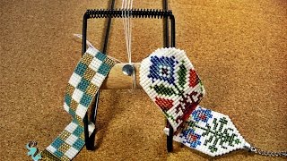 HOW TO Bead Loom Beading step by step tutorial for beginners [upl. by Aketal20]