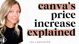 What to Know About Canvas Price Increase [upl. by Yzzik456]