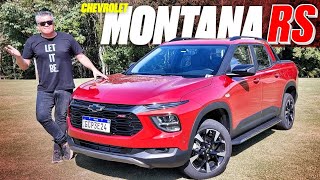 Chevrolet Montana RS 2024  QUANTO CUSTA E O QUE MUDA NA NOVA VERSÃO TOP DE LINHA DA PICAPE [upl. by Yobybab876]