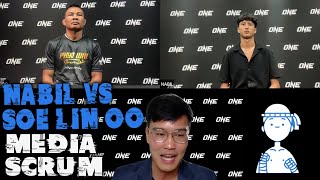 Nabil Anane vs Soe Lin Oo  ONE Friday Fights 81 press conference [upl. by Yecats]