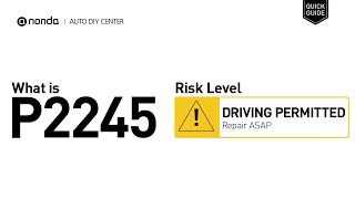 What is P2245 Engine Code Quick Guide [upl. by Mulderig]