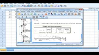 tTest für verbundene Stichproben mit SPSS [upl. by Jovita]