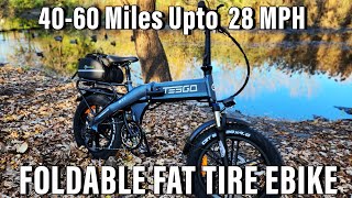 The Tesgo STT All Terrain Folding Ebike is the Ultimate Commute [upl. by Yelnik]