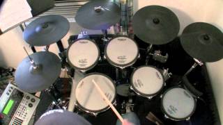 Fortunate Son  Creedence Clearwater Revival Drum Cover drumless track used [upl. by Laamak723]