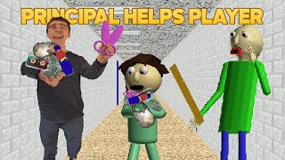 No Rules  Principal Helps Player Baldis Basics Mod [upl. by Stavro]