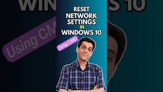 How to Reset Network Settings on Windows 10 Using CMD windows10 [upl. by Anaahs]