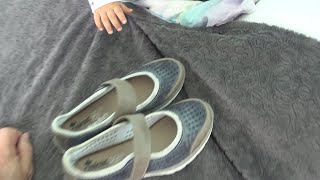 Rieker L32B545 Blue Combination Ballet Flats Shoes Size 36 Unboxing and Test [upl. by Derron]