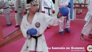 Clase de Karate Entrenamiento Especifico de Kumite Competencia en Sabiduría del Guerrero  México DF [upl. by Suivatnad]