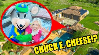 CHUCK E CHEESE AND LYSSY NOEL GO ON A HOT TUB DATE  CHUCK E CHEESE BROKE INTO HER HOUSE [upl. by Eeuqram428]