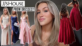 JJs House prom dress try on haul promdresses jjshouse [upl. by Initsed481]