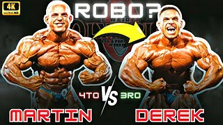 ROBO a MARTIN FITZWATER en el OLYMPIA 2024⁉️ MARTIN FITZWATER 4TO VS DEREK LUNSFORD 3RO [upl. by Gualterio3]