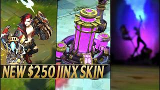 NEW ARAM MAP 250 JINX SKIN VI LEGENDARY AMBESSA MODEL  League of Legends [upl. by Leksehc]