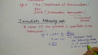 Implied and Immediate addressing modes  Hindi  Lec29  COA  Niharika Panda [upl. by Simara]