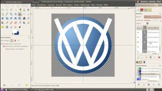 GIMP Videotutorial Ein Logo erstellen [upl. by Atteval]