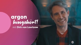 hingehört Dirk von Lowtzow über sein Hörbuch »Aus dem Dachsbau« [upl. by Meelas563]