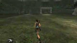 Tomb Raider Anniversary How to kill the Dinosaur TRex Boss [upl. by Gerstner523]