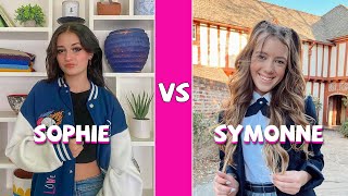 Sophie Fergi Vs Symonne Harrison TikTok Dances Compilation [upl. by Ecinehs932]