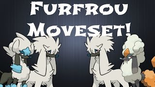 Furfrou Pokemon XY Moveset  Winter Coat [upl. by Ennaira]