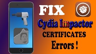 How To Fix Cydia Impactor Certificates ERRORS  🤔 [upl. by Adolfo]