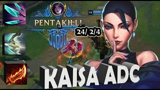 Kaisa vs Ezreal 65 Win Rate ADC  Korea GrandMaster Patch 142 ✅ [upl. by Ericha]