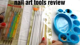 Nail art tools review and demo [upl. by Arrad]