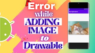 How To Add Image In Drawable Android Studio  Getting an Error While Adding Image To Drawable [upl. by Javier968]