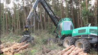 Chantier Forestier n°7 Silvatec 8280th et Rottne solid F96 [upl. by Dosh]