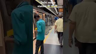 Delhi metro station sort video instagram reels hindisong song [upl. by Htebilil]