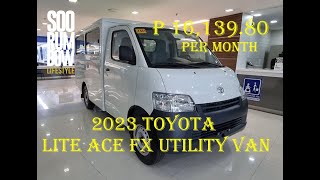 2023 Toyota Lite Ace 15 FX Utility Van MT Review Downpayment amp Monthly [upl. by Fox]